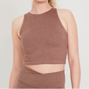 NWT Old Navy Women's CloudComfy High-Neck Longline Sports Bra Tank